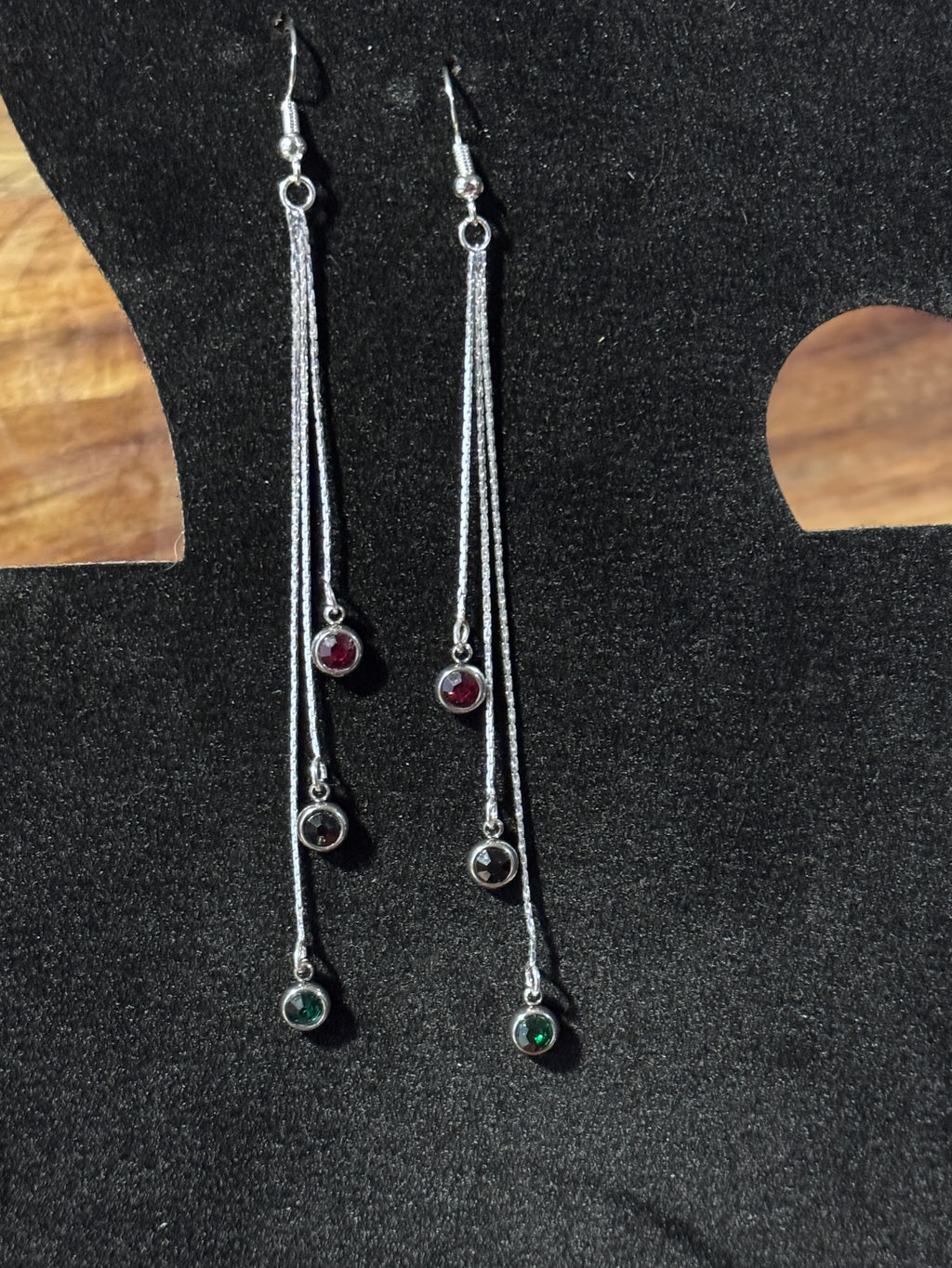 Dainty Dangle Birthstone Earrings/Hypoallergenic|Gift for Her